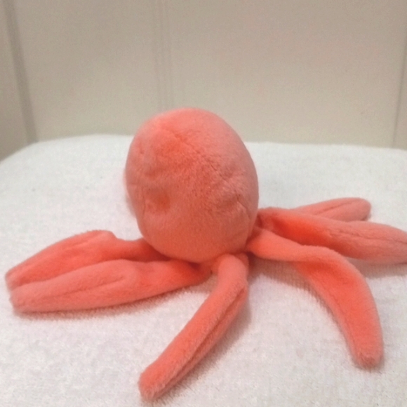 TY NWT Retired Inky Pink Octopus Baby Beanie D.O.B. 11-29-94 Style 4028. - Picture 3 of 3